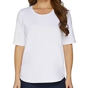 Denim Co Essentials Elbow Sleeve Knit 